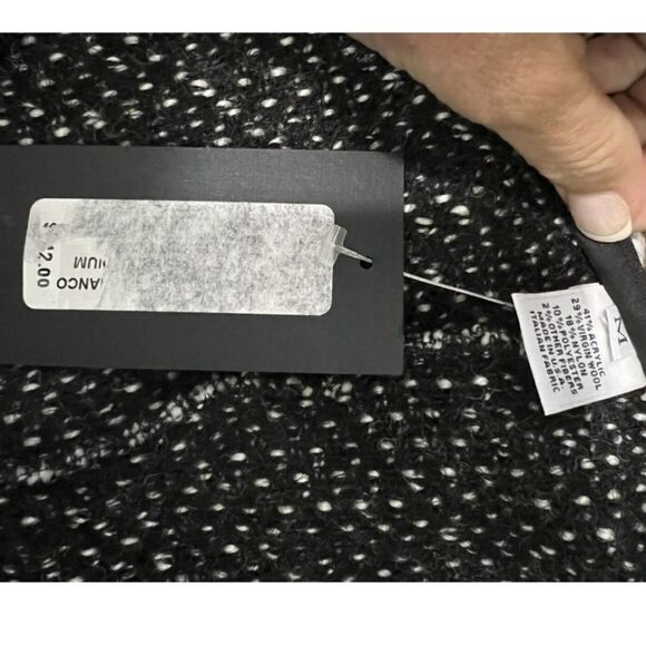 Bryn Walker Virginia Wool Blend tweed Fringed Poncho NWT - Picture 8 of 11